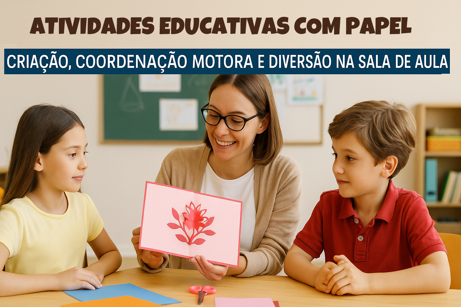 atividades educativas com papel